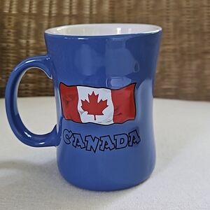 CANADA Mug 2005 Snowcap Trading Co. Ltd Blue & Red 8 Oz